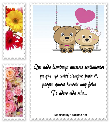 frases románticas para mi enamorado,mensajes de amor para mi novia