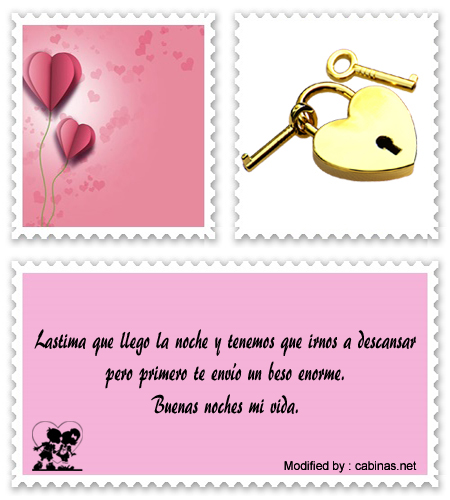 descargar frases bonitas de Buenas noches para mi novia