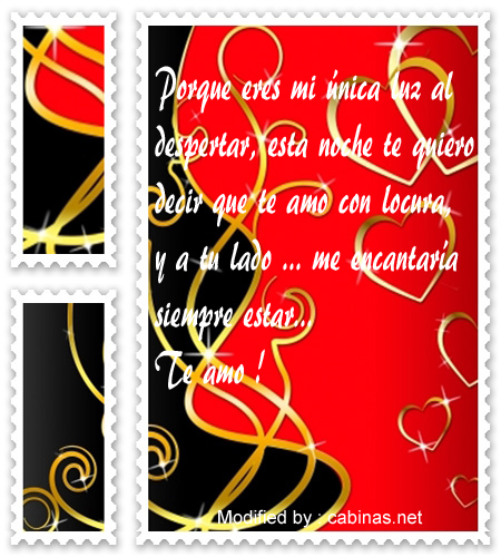 frases bonitas de Buenas noches mi amor para enviar gratis con imágenes