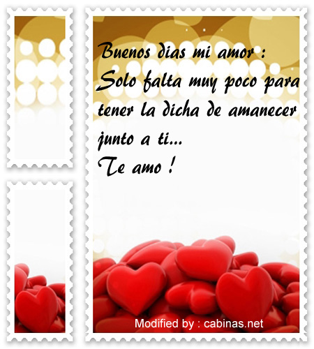 poemas bonitos para mi novia de buenos dias