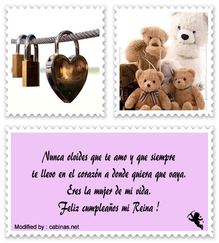 dedicatorias de feliz cumpleaños para mi esposa para enviar