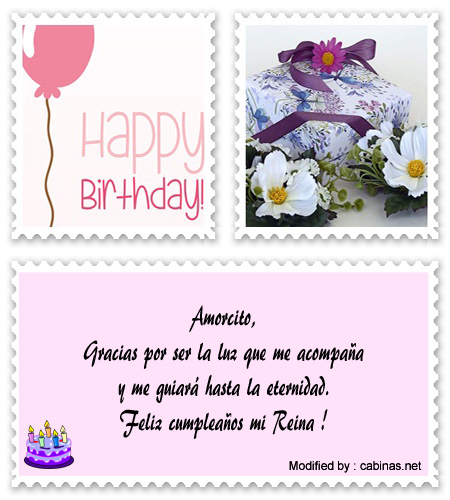 descargar textos de feliz cumpleaños para mi esposa para dedicar
