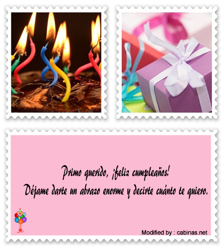 tarjetas con poemas de cumpleaños para mi primo