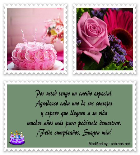 BONITOS MENSAJES DE CUMPLEAñOS A MI SUEGRA ♥FRASES DE 