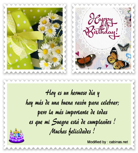 BONITOS MENSAJES DE CUMPLEAñOS A MI SUEGRA ♥FRASES DE 