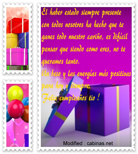 frases bonitas de cumpleaños para mi tio con imágenes gratis