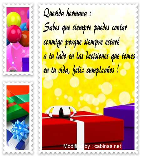 FRASES DE FELIZ CUMPLEAñOS PARA MI HERMANITA ♥SALUDOS DE 