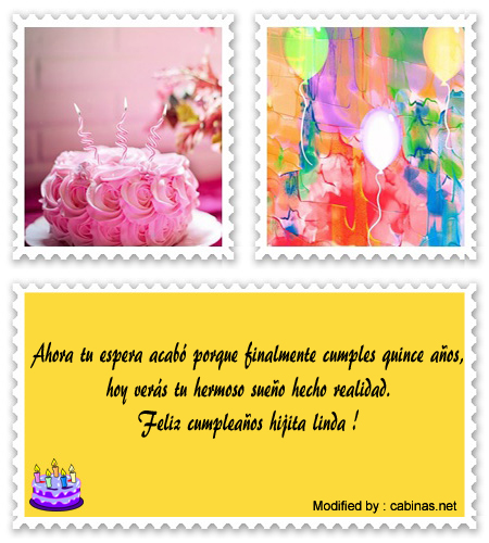saludos para quinceañera para Facebook