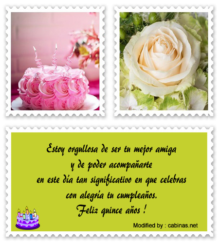 frases para quinceañera para Facebook