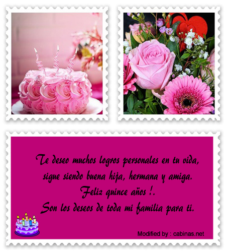 descargar textos bonitos para quinceañera para WhatsApp