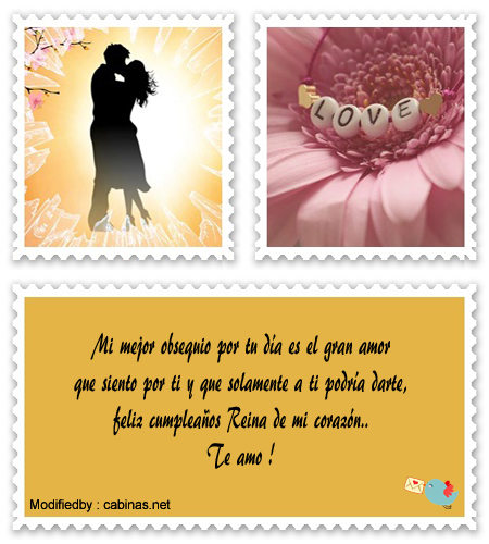mensajes bonitos de cumpleaños para mi novia
