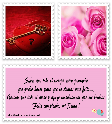 frases con imágenes de cumpleaños para mi novia