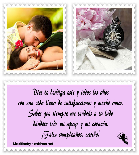 mensajes de texto de cumpleaños para mi novia