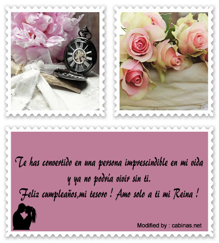 saludos de cumpleaños para WhatsApp,textos de cumpleaños para novios