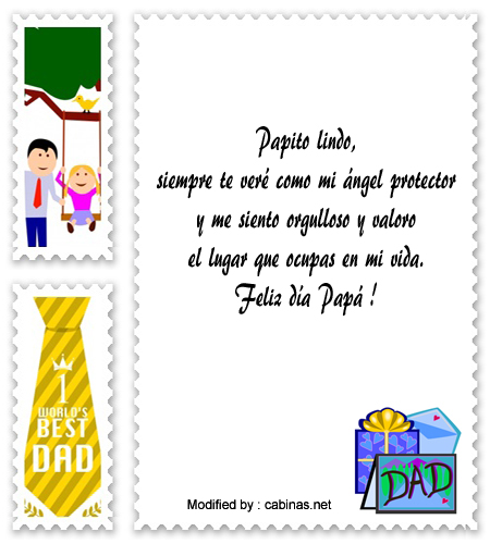 Descargar mensajes bonitos para el Día del Padre,mensajes de texto para el Día del Padre