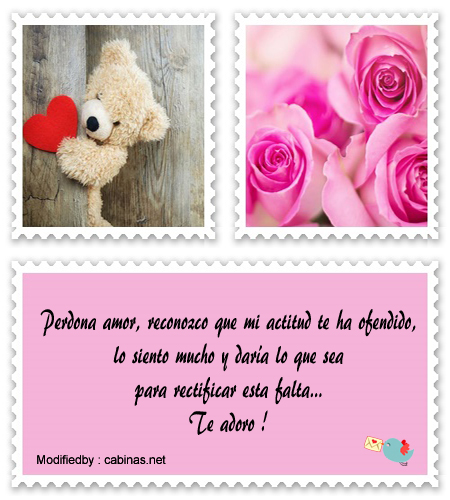 mensajes para pedir perdón a mi enamorada