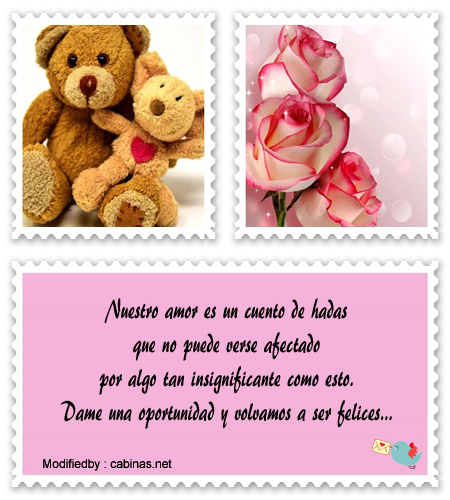 buscar bonitas palabras para pedir perdón a mi novia
