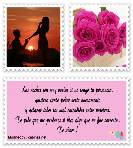 postales para pedir perdón a mi novia