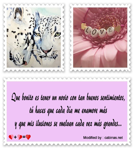 frases románticas para mi enamorado,mensajes de amor para mi novia