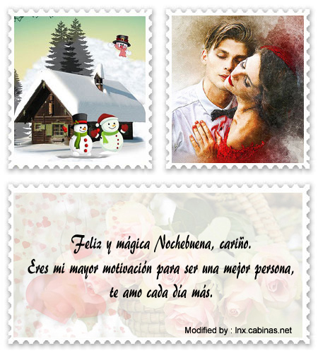 Tarjetas bonitas de Navidad para enviar por WhatsApp a mi novio