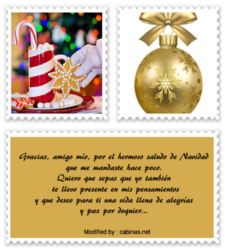 bajar bonitos pensamientos para Navidad con imágenes gratis